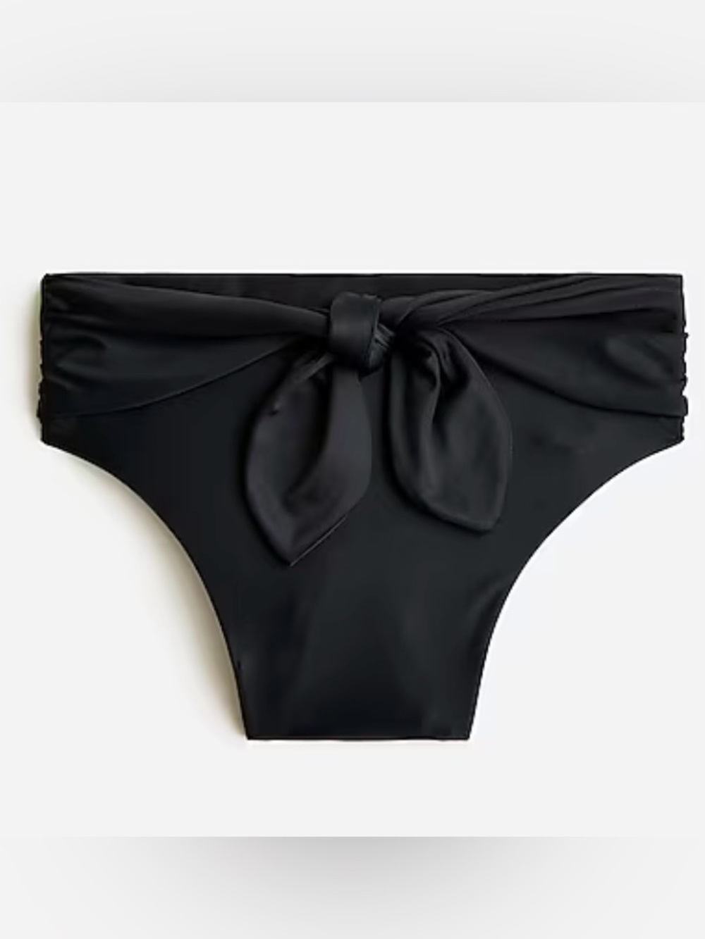 J Crew Tie high rise bikini bottom, Color: black, Size: 3x, PLUS SIZE NEW